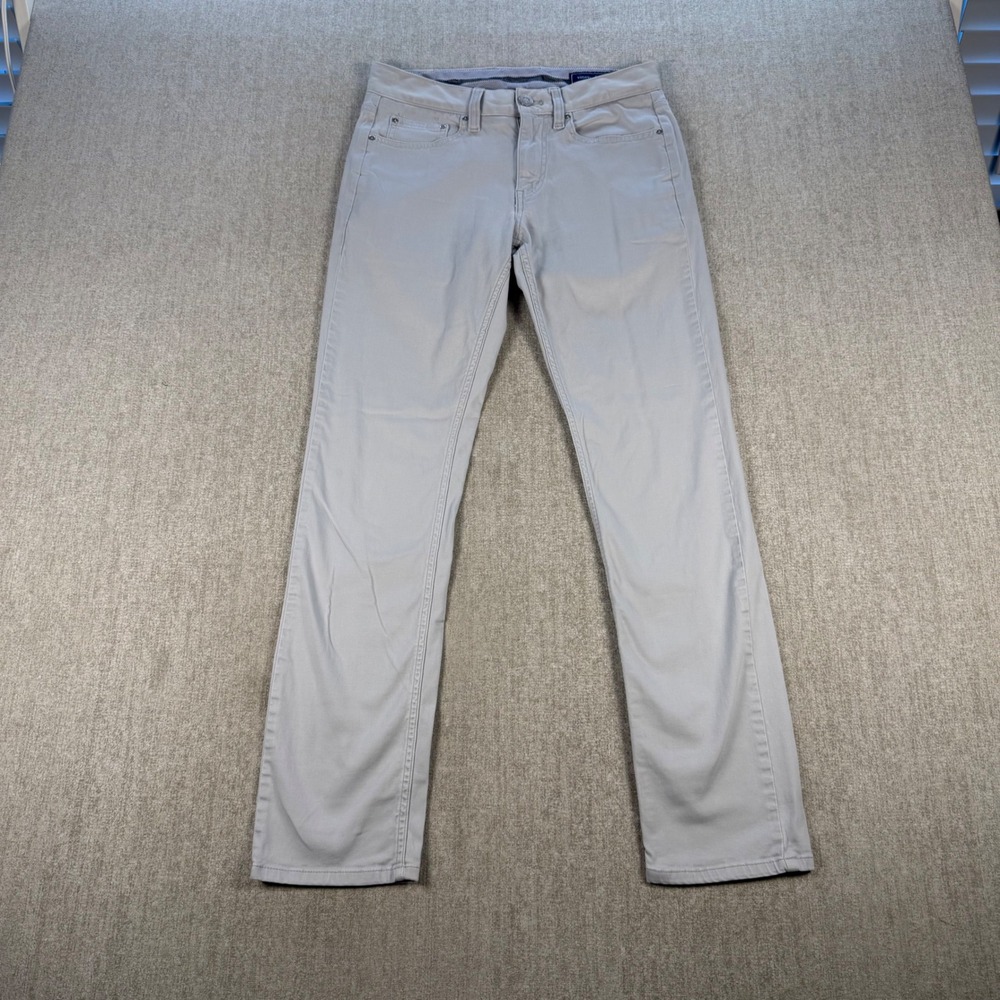 Vineyard Vines 5-Pocket Pants Mens 28x32 Gray Slim Fit Cotton Stretch Chino